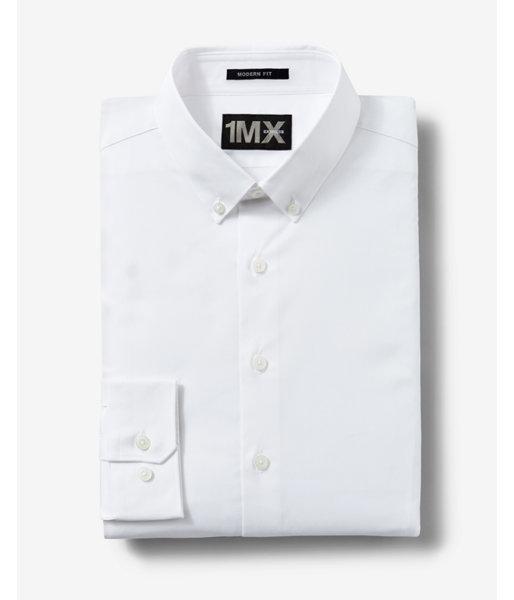 Express Mens Modern Fit Express Tech Button Down