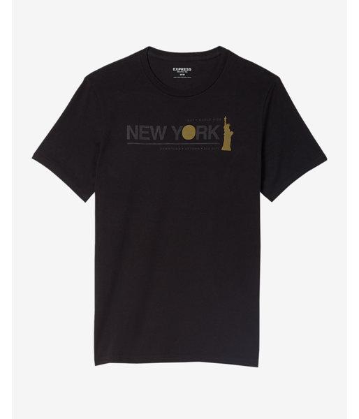 Express New York Crew Neck Graphic Tee
