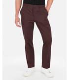 Express Mens Relaxed Stretch Cotton Blend Heathered Dress Pants