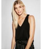 Express Womens Relaxed V-neck Tank