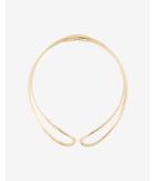 Express Womens Hinge Curve Open Collar Necklace