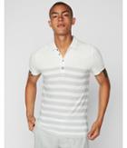 Express Mens Striped Supersoft Jersey Polo
