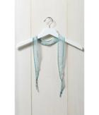 Express Women's Scarves Chan Luu Turquoise Tie Dye Skinny
