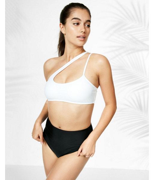 Express Womens Strappy One Shoulder Bikini