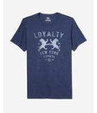 Express Mens Loyalty Lion Slub Graphic T-shirt
