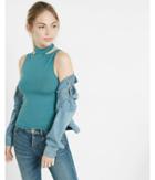 Express Cut-out Crew Neck Tank