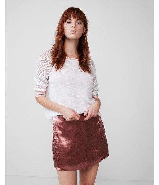 Express Womens Mix Stitch Hi-lo Pullover
