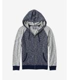 Express Men's Sweatshirts Space Dyed Raglan Zip Front Hoodie