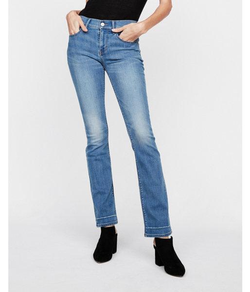 Express Womens Mid Rise Barely Boot