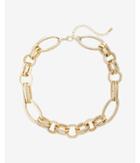 Express Womens Mixed Status Link Collar Necklace