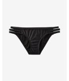 Express Womens Three-strap Cut-out Banded Bikini