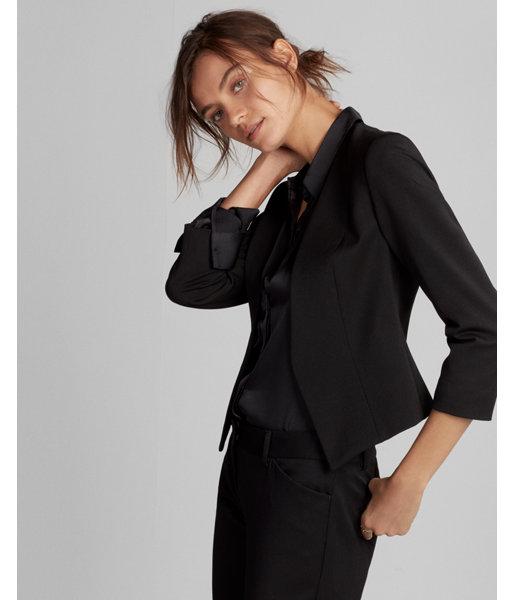 Express Black Cutaway Jacket