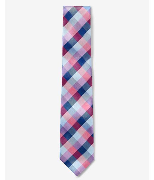 Express Mens Narrow Tie - Check