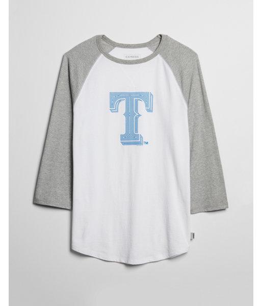 Express Mens Texas Rangers Baseball Tee