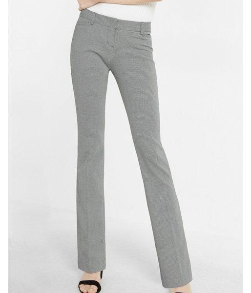Express Womens Mid-rise Slim Fit Columnist Pant