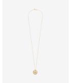 Express Womens Shell Inlay Filigree Pendant Necklace