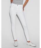 Express Womens White Mid Rise Stretch Jean