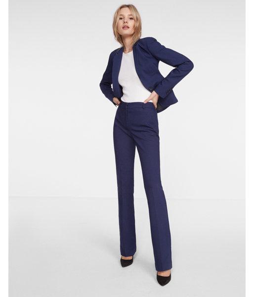 Express Womens 22 1/2 Inch One Button Blazer