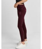 Express Mid Rise Destroyed Pant