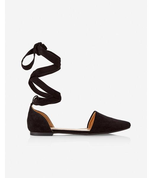 Express Two-piece Lace-up Ballet Flat
