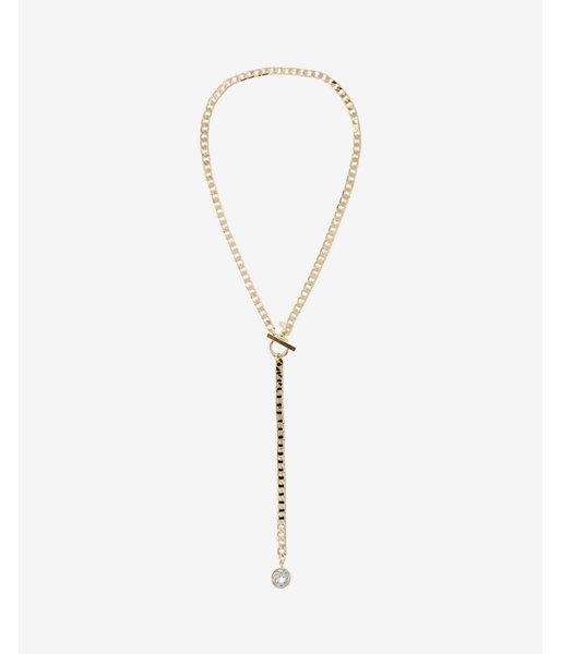 Express Womens Status Link Y-neck Necklace