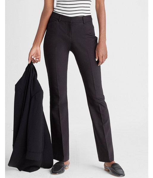 Express Womens Mid Rise Barely Boot Editor Pant