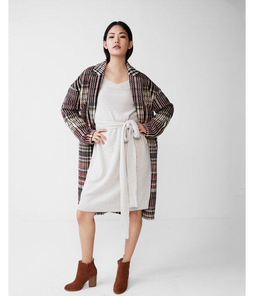 Express Womens Slouchy Tie Sleeve Sash Waist Dress