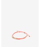 Express Womens Coral Hammered Pull-cord Bracelet
