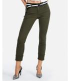 Express Womens Mid Rise Cuffed Cropped