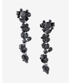 Express Womens Stone Cluster Drop Earrings