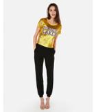 Express Womens Los Angeles Lakers Nba Sequin Cropped Tee