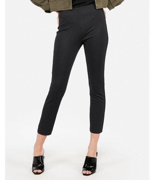 Express Womens High Waisted Pin Dot Cropped