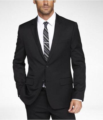Express Mens Stretch Wool Photographer Suit Jacket