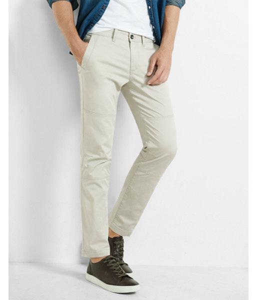 Express Mens Skinny Hayden Flex Stretch Moto Chino Pant