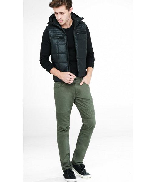 Express Men's Jeans Olive Slim Fit Rocco