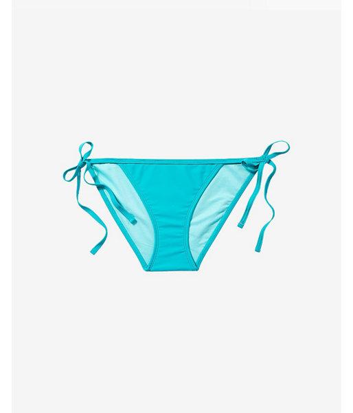 Express Womens Aqua Print String Bikini