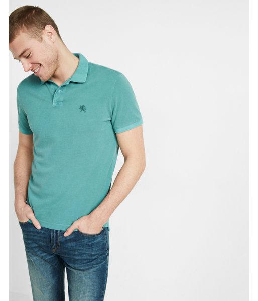 Express Garment Dyed Small Lion Pique Polo