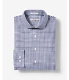 Express Mens Extra Slim Fit Small Check Cotton Dress