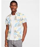 Express Mens Tropical Palm Short Sleeve