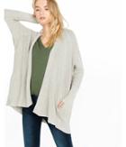 Express Womens Marl Boxy Drape Front Cover-up