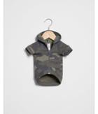Express Womens Camo Vintage Fleece Dog Hoodie