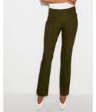 Express Womens Mid Rise Clean Waistband Barely Boot Pant