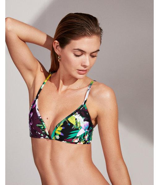 Express Womens Printed V-wire Bikini