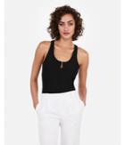 Express Womens Metallic U-bar Tank