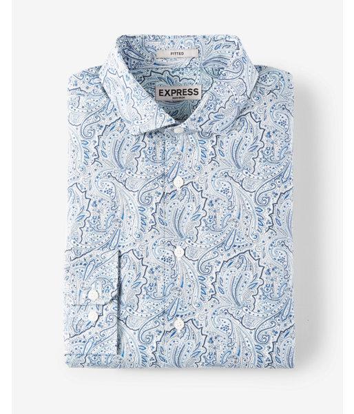 Express Fitted Paisley Print Liberty Fabric Cotton Dress