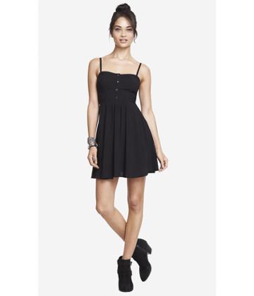 Express Express Womens Cami Sundress  - Black