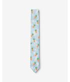 Express Mens Slim Palm Background Pineapple Tie