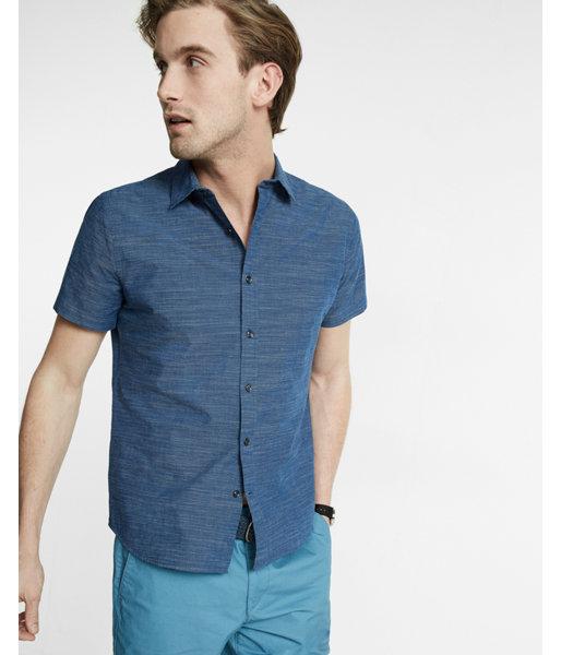 Express Mens Soft Wash Dobby Stripe Short