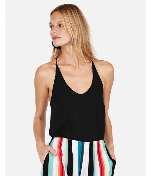 Express Womens Solid Scoop Neck Racerback Cami