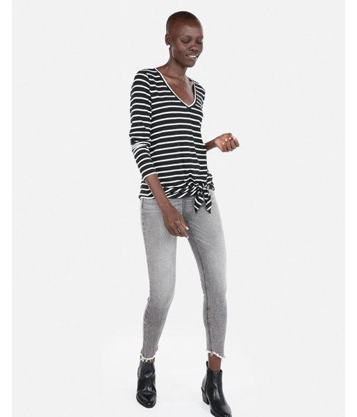 Express Womens Express One Eleven Stripe Side Tie